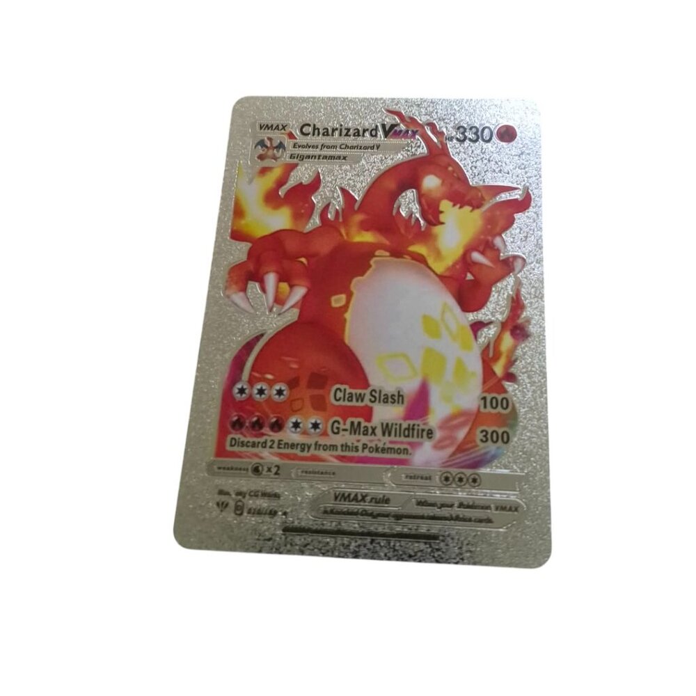 Charizard VMAX Silver Card New